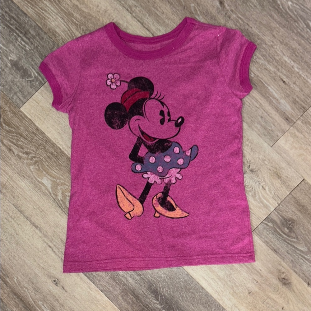 Disney Store Minnie Mouse Tshirt girls size large 10/12